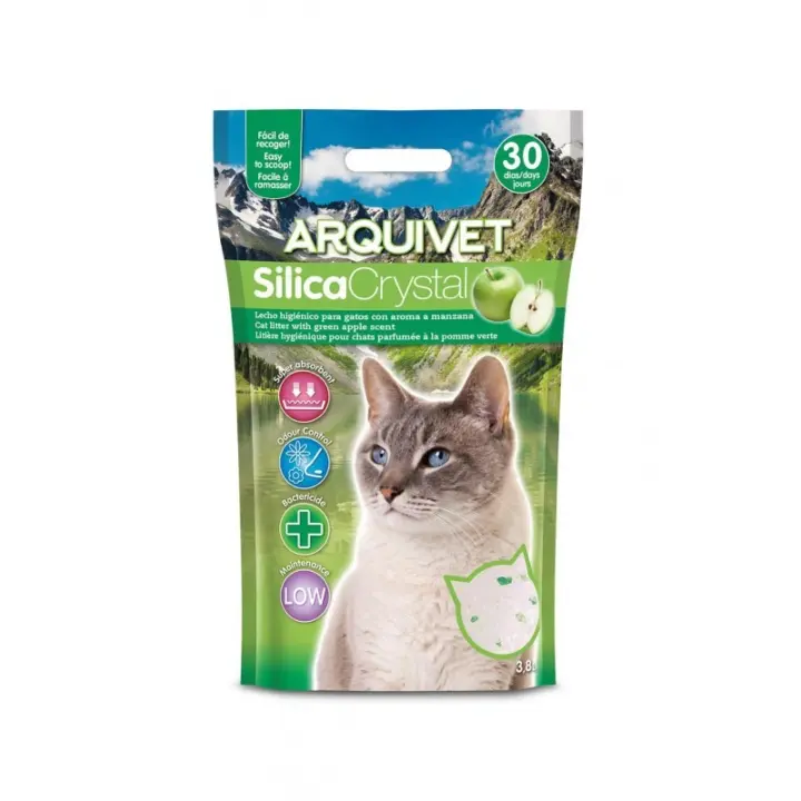 Arquivet Silica Crystal Aroma Manzana Verde 3.8 L. - 1
