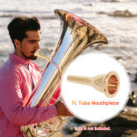 Boquilla De Tuba Duradera De Cobre Con Construcción De Latón Galvanizado Accesorio Musical Para Instrumentos De Música - details 6
