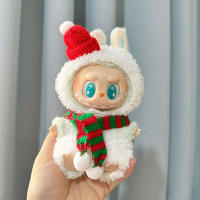 Muñeca De Peluche Miniatura Labubu I Y II 17cm Ropa De Muñeca Coreana Kpop Exo Accesorios DIY Vestido Rosa Regalo Estilo Nuevo - details 15