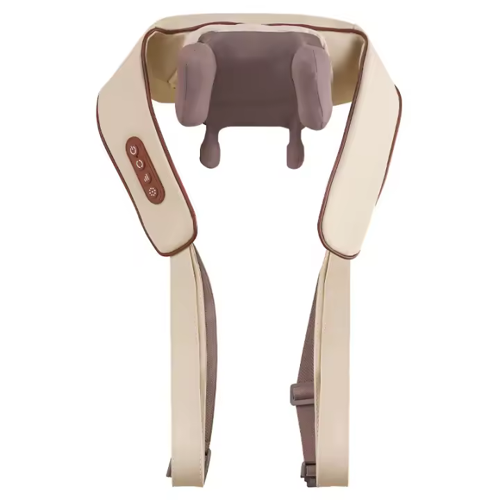 Masajeador De Cuello Y Hombros Con Shiatsu Profundo Y Calor Para Alivio Del Dolor Eléctrico Masaje De Amasado Para Musculosas - 1