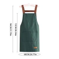 Delantal Impreso Para El Hogar Resistente Al Agua Y Al Aceite Para Cocina Con Almacenamiento Conveniente Para Hombres Y Mujeres Delantal De Lona Y PVC Para Cocinar Y Limpieza - details 4
