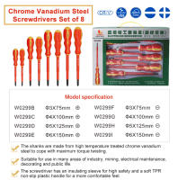Juego De Destornilladores Aislados WYNN'S 1000V VDE Con Punta Magnética Phillips Slotted Torx Hex Multifuncional Antideslizante Para Reparación Eléctrica Herramienta Doméstica - details 15