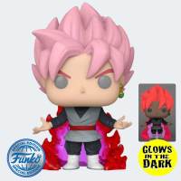 Funko Goku Rose Black Super Saiyan Exclusivo GITD Glow in the dArk  Dragon ball Funko Pop 1279 - details 1