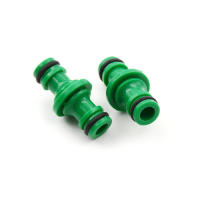 Conector De Tubo Para Jardín 5 Piezas Rápido Unión De Agua Reparación De Conducción De Agua Plástico 1/2' Fitting De Tubería - details 3