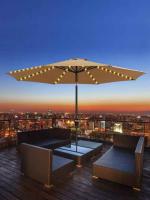 Luz De Paraguas Solar Con 104 LED 8 Modos Impermeable Para Iluminación Exterior Decoración De Jardín Y Playa Luz De Cadena De Luces Solares - details 3