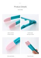 Cepillo Para Limpieza De Ojos De Gato Herramienta De Peluquería Para Perros Y Gatos Pequeños Eliminador De Manchas De Lágrimas Material Plástico - details 6