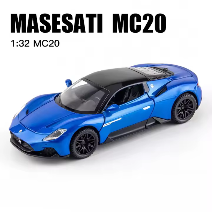 Maserati MC20 Modelo De Coche De Aleación 1/32 Juguete De Metal Con Luz Y Sonido Vehículo Deportivo Para Niños Regalo De Cumpleaños - 1