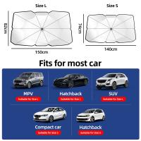 Parasol De Sol Para Coche Plegable Cubierta De Ventana Delantero Protección Contra Los Rayos UV Y Calor Del Sol Accesorio De Automóvil - details 2