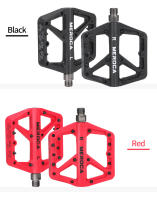 Pedales De Bicicleta MEROCA De Nylon Ultraligero Con Rodamientos Sellados Plataforma Plana Impermeable Antideslizante Para Montaña Y Carretera - details 10