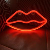 Lámpara LED De Labios Potenciada Por USB Luz Nocturna 3D Para Decoración De Pared Habitación Juego Dormitorio Sala De Estar - details 3