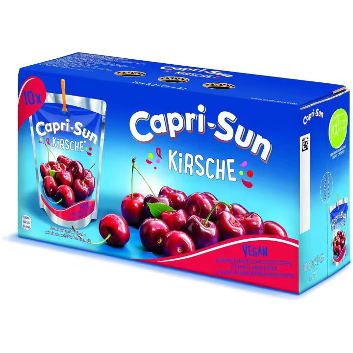 Zumos Capri Sun - 10 Unidades - Zumos Capri-Sun Naranja - Tropical - Cereza - MultiVitaminas - MultiFrutas - Jungle - Safari - Zumos Capri Sun 7 Sabores - 200 ml - 1