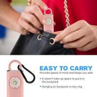 Sirena De Seguridad Personal Original Para Mujeres AF2004 Lanzador De Gritos 130dB Con Estroboscopio Y Cadena De Llaves En 3 Colores Pop Anti Robbería - details 5