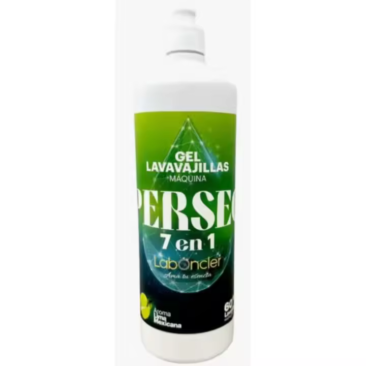 Gel Lavavajillas LaBoncler Perséo 7 en 1 obtendrás un lavado impecable, libre de grasas, seguro y Con un brillo deslumbrante, AROMA A LIMA MEXICANA, ANTIGRASA, ANTI CAL, ABRILLANTADOR, FUNCIÓN SAL, PROTECCIÓN DEL CRISTAL, SECADO ULTRARAPIDO - 1