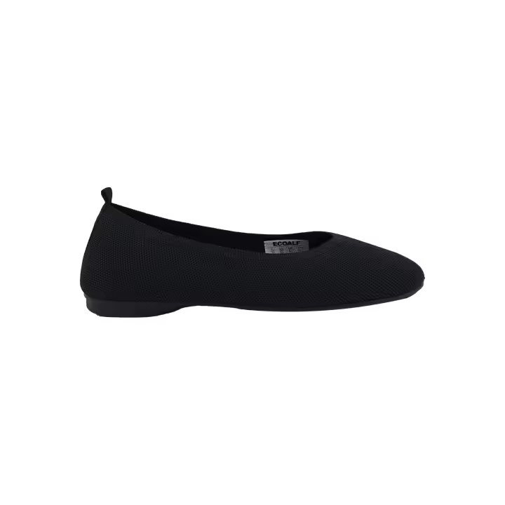 Bailarina ECOALF Misty en Tejido de Malla Color Negro - 1