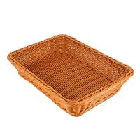 Cesta De Frutas Tejida a Mano De Imitación De Rattan Para Almacenamiento En Casa Y Cocina Tamaño round 20/25/30cm Caja De Almacenamiento Ecológica - details 17