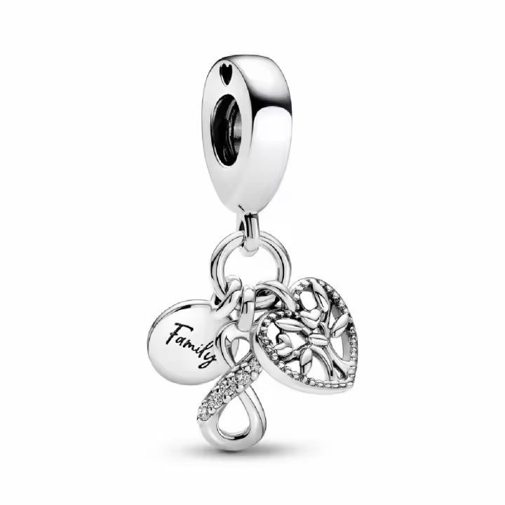 Charm colgante triple Pandora Infinito Familia - 1