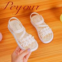 Sandalias De Tobillo Abierto Para Niñas De Color Sólido Y Tendencia, Transpirables Ligeros Y Resistentes Al Desgaste Para Todas Las Estaciones - details 13