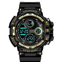 Reloj Digital Militar Para Hombres Reloj Deportivo De Exteriores Resistente Al Agua Con Luz Luminosa Cronógrafo Estudiante Reloj De Pulsera Electrónico - details 2