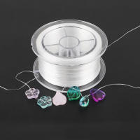 Cordel Elástico De Cristal Para Joyería DIY 30-100M/Rol 0.2-1mm Para Pulseras Y Collares Hilo De Estiramiento Para Bracelets - details 2