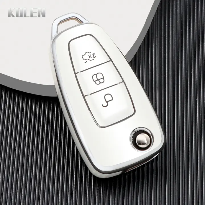 Funda De Llave De Coche TPU Para Ford Ranger C-Max S-Max Focus Galaxy Mondeo Transit Tourneo Custom MK3 MK4 Accesorios - 1