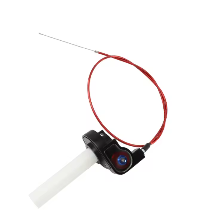 Manillar De Aluminio 22mm Con Cable De Acelerador Para Motocicleta De Pista Quick Twist Accesorios De Motocicleta - 1