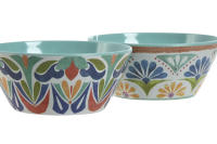 LILI HOME Vajillas de Melamina: Elegancia y Durabilidad. Plato Llano: Ø 28 cm / Plato Hondo: Ø 23 cm / Plato de Postre: Ø 20 cm / Bol Individual: Ø 13 cm / Bol de Ensalada: Ø 25 cm / Bandejas de Servir: 40 x 29 cm y 36 x 26 cm. - details 4