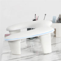 Nueva Diseño De Reposabrazos Para Uñas De PU Suave Con Inclinación De 15 Grados Para Dos Manos Herramienta De Arte De Uñas De Salón De Belleza - details 0