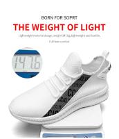 Zapatillas De Hombre Transpirables De Malla Blanco Moda Gimnasio Casual Ligero Para Caminar Zapatos De Tamaño Grande Para Parejas - details 6