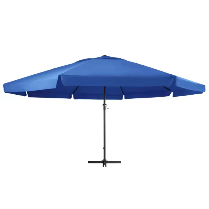 Sombrilla de Jardín con poste de Aluminio Azul Azure 500 cm - 1