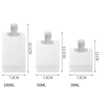 Bolsas Reutilizables Para Viaje 30/50/100ml Empaques Ecológicos Para Loción Cosméticos Champú Gel De Ducha Botellas De Fluido De Maquillaje Portátiles - details 10