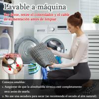 Manta Electrica Lumbar, Manta eléctrica para espalda, cuello, hombros y vientre con función de apagado automático, 30 X 60 cm - details 4