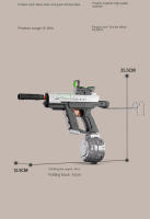 Pistola De Agua Eléctrica UZI Para Niños Juguete De Tres Funciones Integradas Con Luz Como Una Scorpion Juego De Agua Al Aire Libre Regalo Para Niños Hombres - details 13