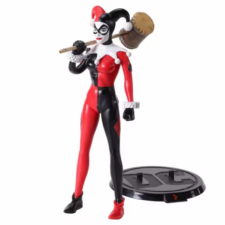The Noble Collection Figura Noble Collection Bendyfigs DC Comics Harley Quinn - 19 Cm de Alto - 1