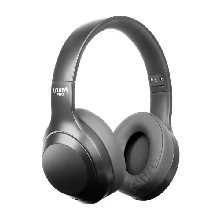 Vieta Pro Auriculares Silence 2, Bluetooth 5.3, cancelación Activa de Ruido, Entrada Aux-in, micrófono Incluido, función Dual Pairing, Diadema Ajustable. Batería de hasta 60 Horas - 1