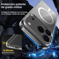 Funda Magnética Fuerte Para iPhone 17 pro Max/17Pro/17Air Cubierta Transparente Compatible Con Magsafe Para Carga - details 7