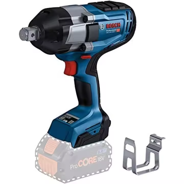 Bosch Professional BITURBO GDS 18V-1050 H - Atornillador de impacto a batería (Brushless, 18V, 1050 Nm, tornillos hasta M24, sin batería, en caja) - 1