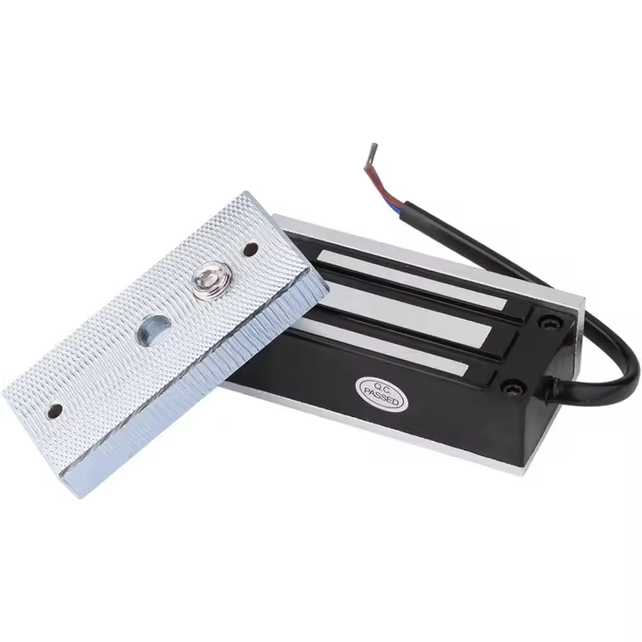 Cerradura eléctrica, cerradura de puerta magnética 60Kg Cerradura de puerta magnética eléctrica Cerradura de puerta electrónica, cerradura de puerta magnética para puerta de madera, cajón de gabinete de puerta de cristal - 1
