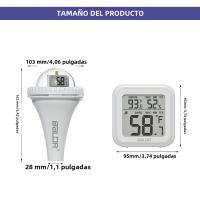 Termómetro Digital Para Piscina Sensor Flotante Inalámbrico Visibilidad 360° Termómetro Para Baños Calientes Piscinas Estanques Medición De Temperatura 70°C-99°C - details 5