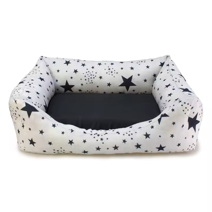 Cama cuadrada Estrellas Negras 70x55x19cm - 1