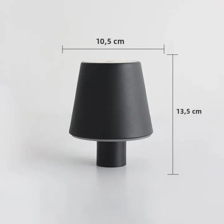 Lámpara De Mesa De Botella De Vino LED Recargable Por USB Iluminación Nocturna Dimisible Para Decoración De Clubes Y Bares Luz De Escritorio Atmosfera Café - 1