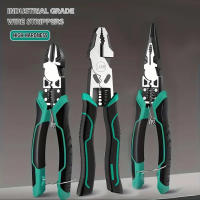 Alicates Multifuncionales Universales De Alta Resistencia Para Corte Y Formado De Alambre Con Nariz De Agujas Ideal Para Electricistas - details 0