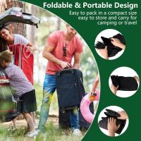 Base de ducha plegable, 104x104x13cm gran disco de ducha portátil con desagüe, base de ducha de camping, bandeja de tienda interior y exterior Base de dosel - details 3