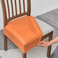 Cubiertas De Silla De Comedor En Cuero PU Impermeable Modernas Y Duraderas Antipolvo Para Hogar Y Hotel Cubierta De Cojín Elástica - details 70