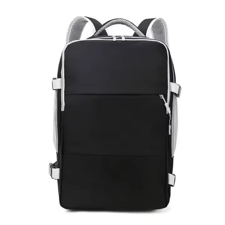 Mochila de viaje repelente al agua para mujer, mochila escolar para ordenador portátil con carga USB, correa de equipaje, zapatos, Adolescentes - 1