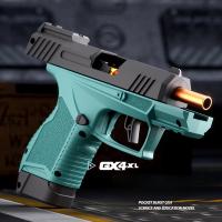 Pistola De Juguete Mini GX4 Con Cartuchos Continuos Macara Modelo Educativo Disparo Con Bala Suave Y Retroceso Airsoft Pequeña Pistola Para Niños Y Adultos - details 2