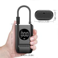 Compresor de aire para coche eléctrico, 50W 150 PSI, bomba infladora inalámbrica, detección digital inteligente de presión de neumáticos para coche, bicicleta, motocicleta, balón - details 7