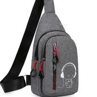 Bolso De Pecho Para Hombres Y Mujeres Deportivo Al Aire Libre Running Brillante En La Oscuridad Casual Bolso De Cruzado - details 0