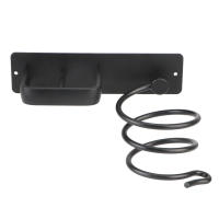 Soporte De Secador De Pelo De Aluminio Espacial Para El Baño Estante De Almacenamiento Para Linterna Y Rizador Pared Montado Accesorios De Baño - details 3
