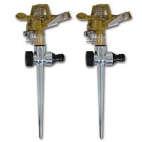 vidaXL Rociador Impulso De Zinc De Riego Del Jardín Con Encaje De Metal 2 Pcs - details 0