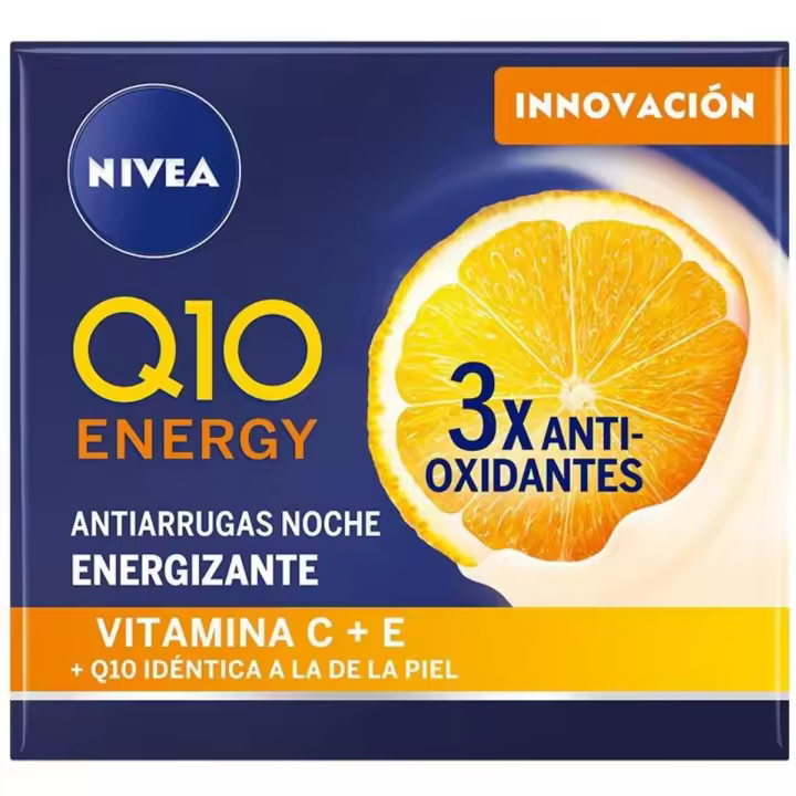 NIVEA Q10 ENERGY Crema de Noche Antiarrugas Energizante 50 ml - 1